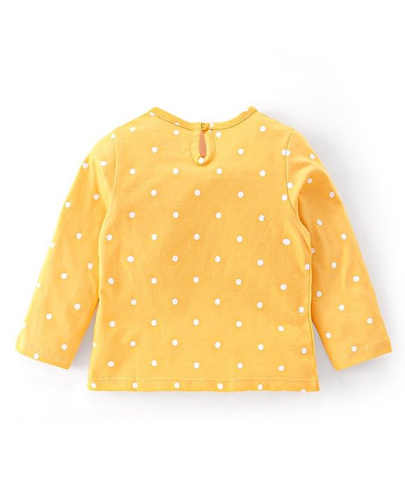 Babyhug 100% Cotton Knit Full Sleeves T-Shirt With Floral Graphics Pack Of 3 - Multicolour