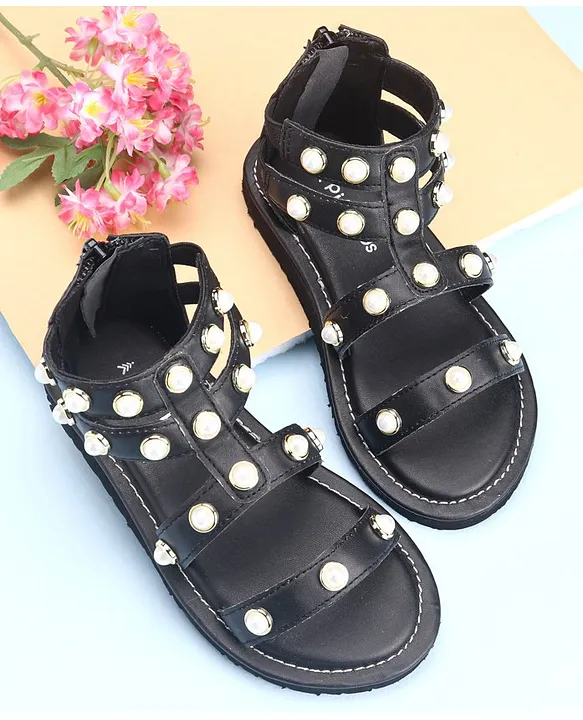 Zipper sandals discount