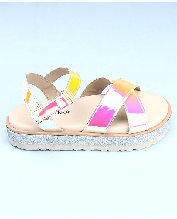 Pine Kids Velcro Closure Sandals - Pink
