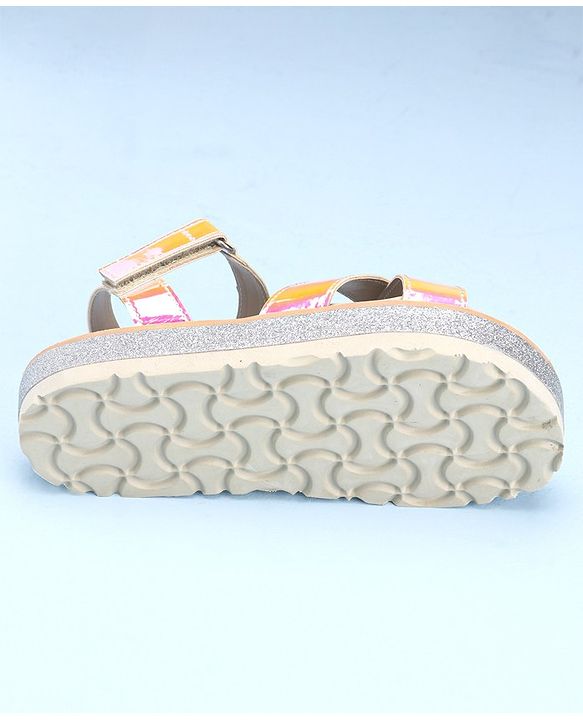 Pine Kids Velcro Closure Sandals - Pink