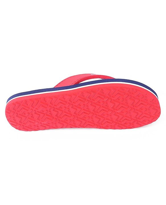 Pine Kids Slip On  Flip Flops Star Print - Blue & Red