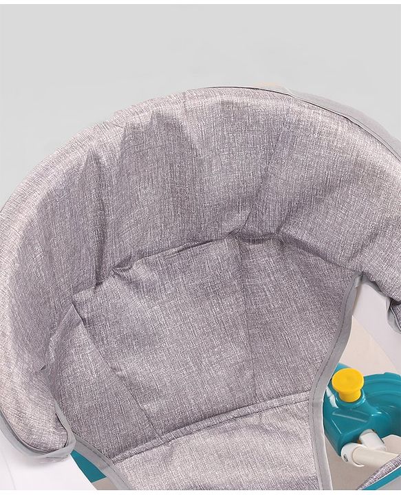 Babyhug Puppy 2 in 1 Walker Cum Rocker with 3 Adjustable Height & Musical Play Tray With Light - Blue