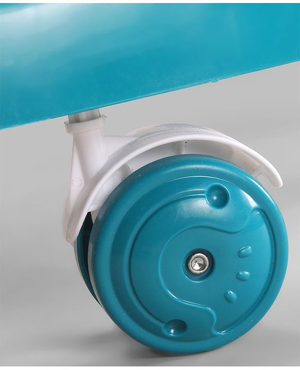 Babyhug Puppy 2 in 1 Walker Cum Rocker with 3 Adjustable Height & Musical Play Tray With Light - Blue