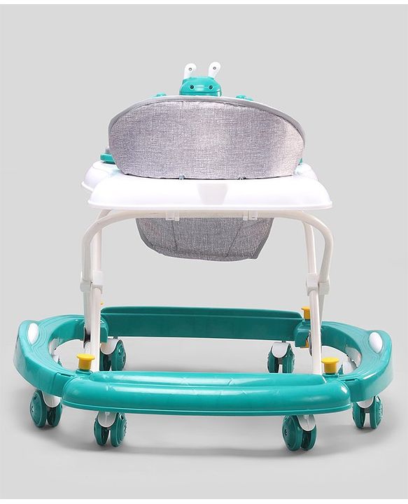 Babyhug Bunny 2 In 1 Walker Cum Rocker With 3 Adjustable Height & Musical Play Tray With Lights-Blue