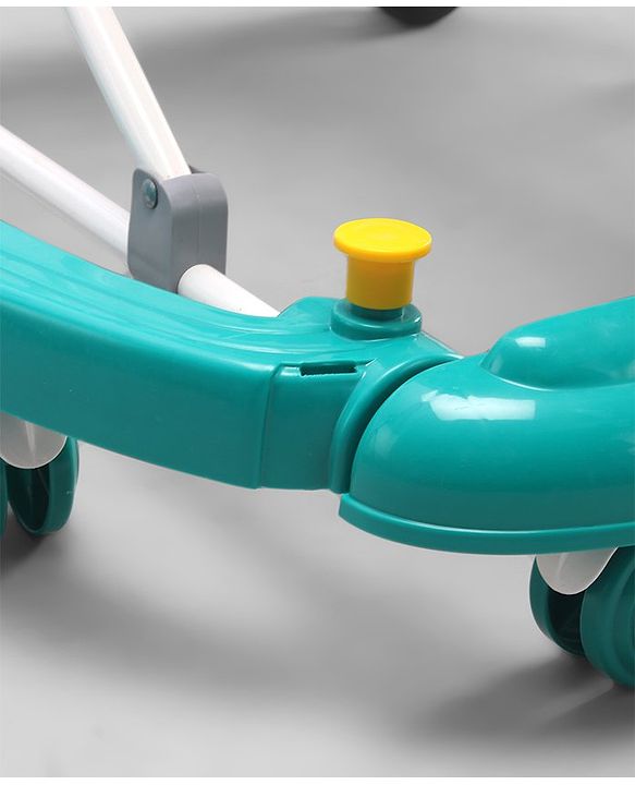Babyhug Bunny 2 In 1 Walker Cum Rocker With 3 Adjustable Height & Musical Play Tray With Lights-Blue