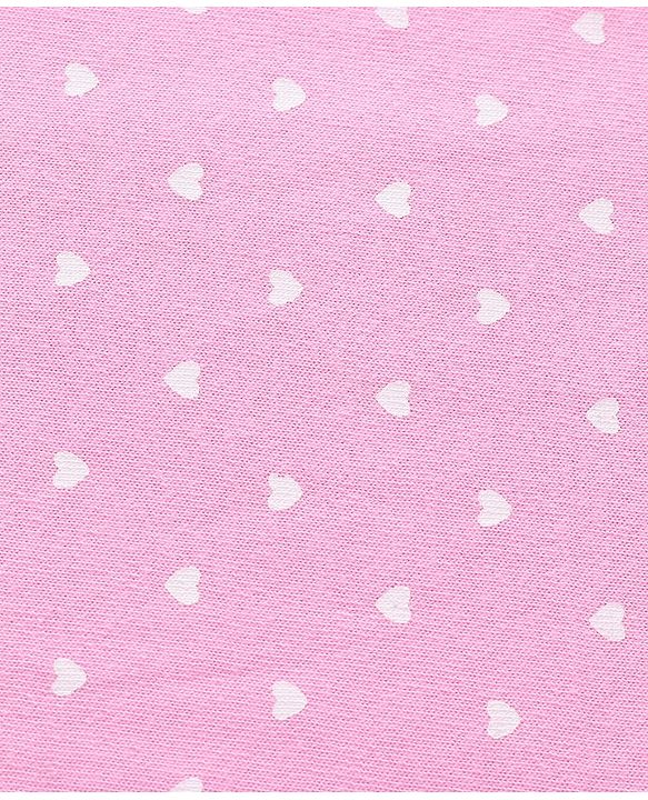 Babyhug Terry Knit Towel with Polka Dot Print L 76.2 X B 76.2 cm- Pink