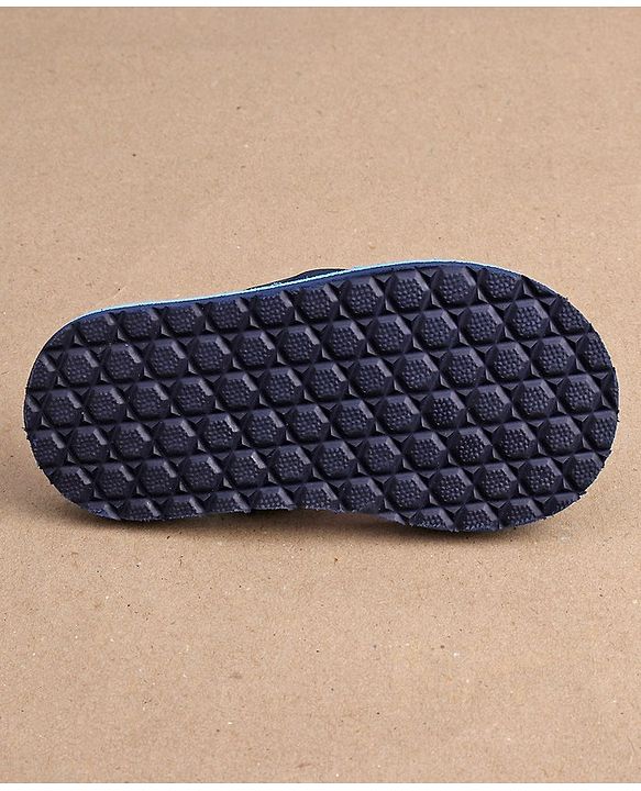 Cute Walk by Babyhug Slip-On Striped Flip Flops Octopus Print - Blue