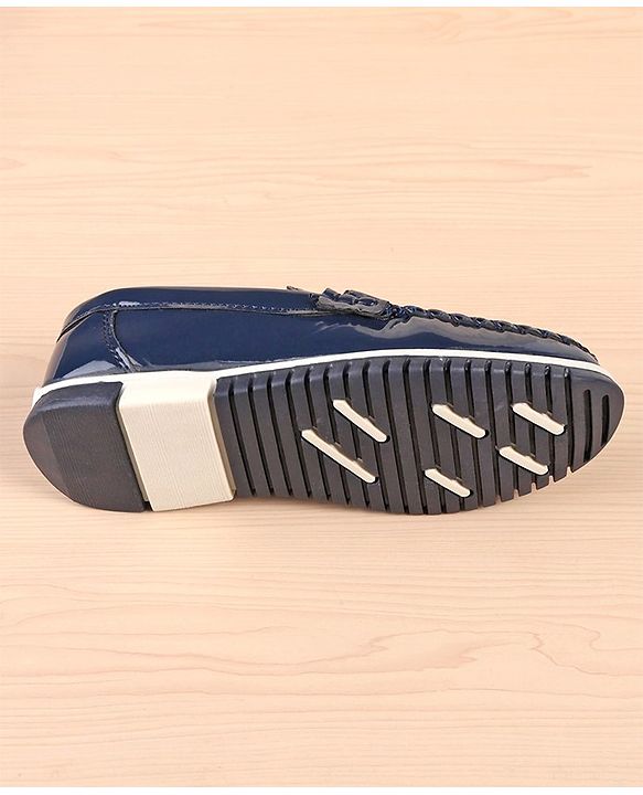 Pine Kds Slip On Style Formal Shoes - Blue