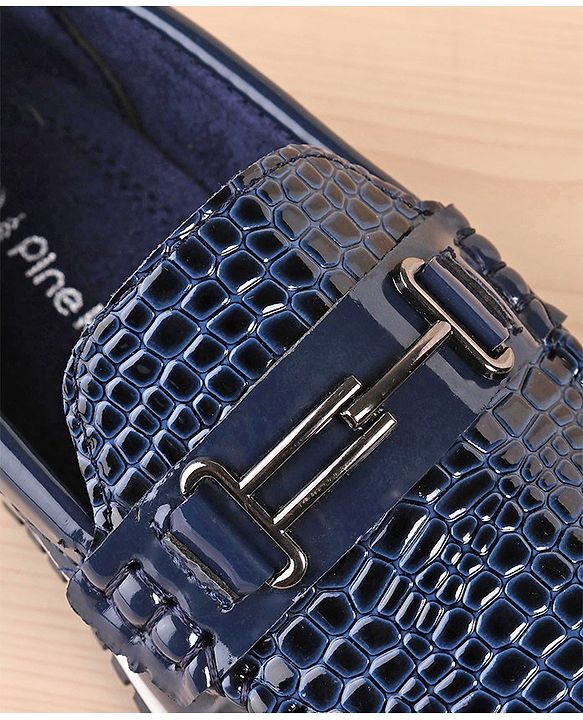 Pine Kds Slip On Style Formal Shoes - Blue