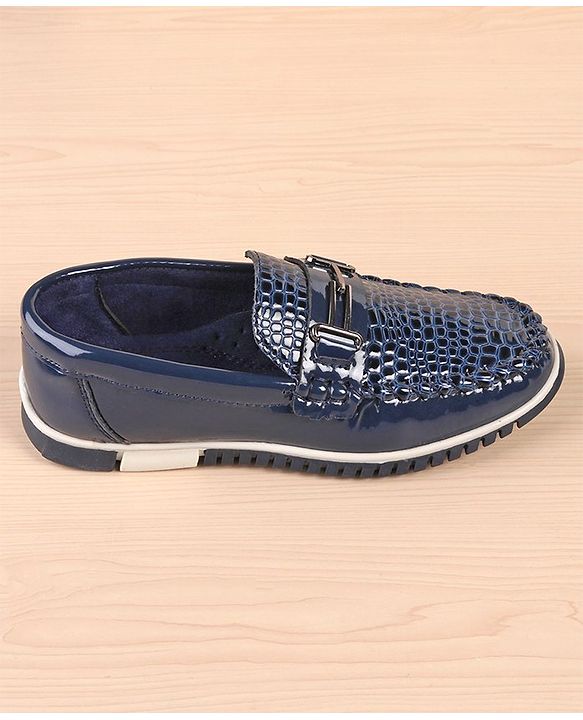 Pine Kds Slip On Style Formal Shoes - Blue