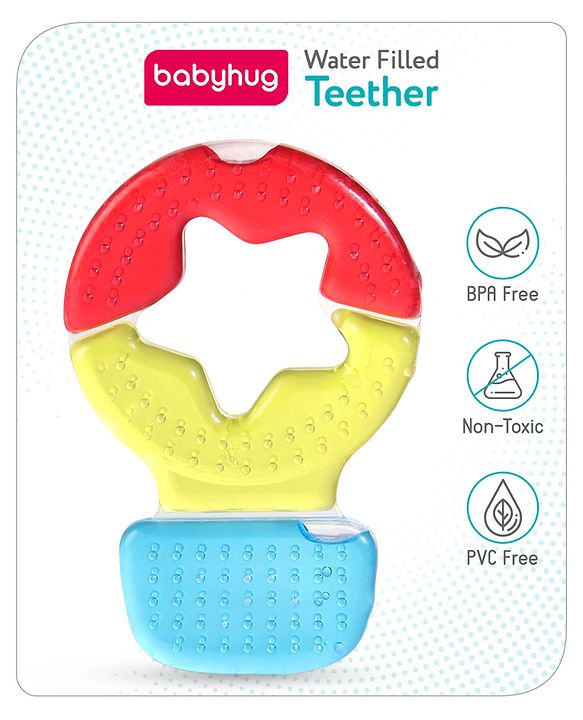 Babyhug Balloon Shaped Water Filled Teether - Multicolour