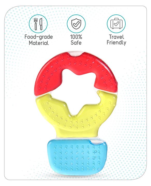 Babyhug Balloon Shaped Water Filled Teether - Multicolour