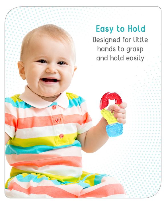 Babyhug Balloon Shaped Water Filled Teether - Multicolour