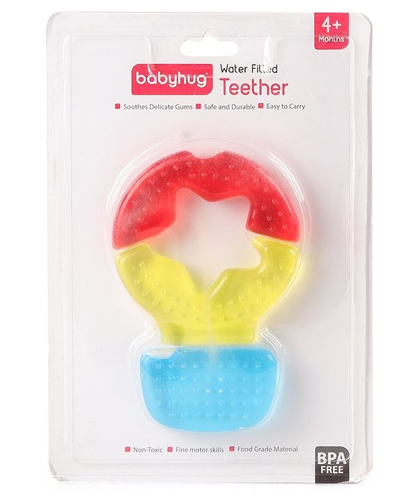 Babyhug Balloon Shaped Water Filled Teether - Multicolour