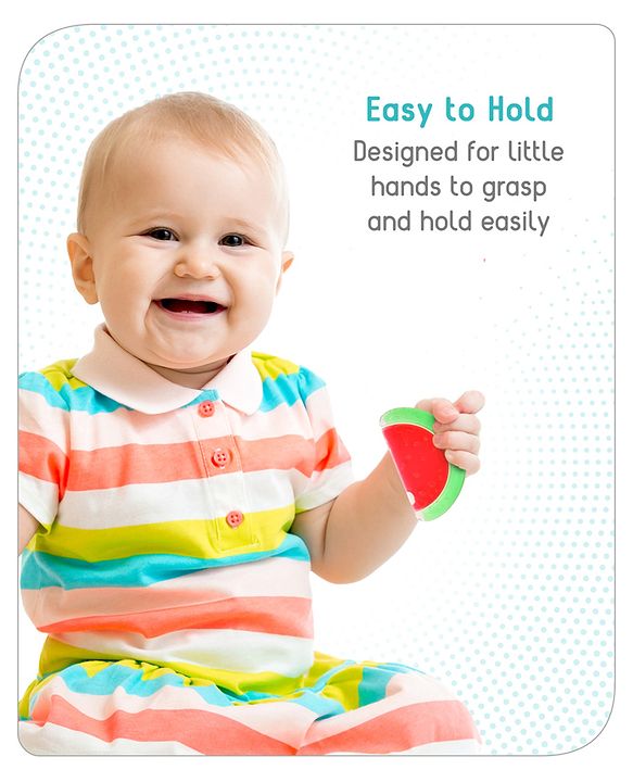 Babyhug Balloon Shaped Water Filled Teether - Multicolour| BPA Free Teething Toy| Soothing Gums| 100% Food Grade | Easy to Clean| Easy to Grasp| PVC Free
