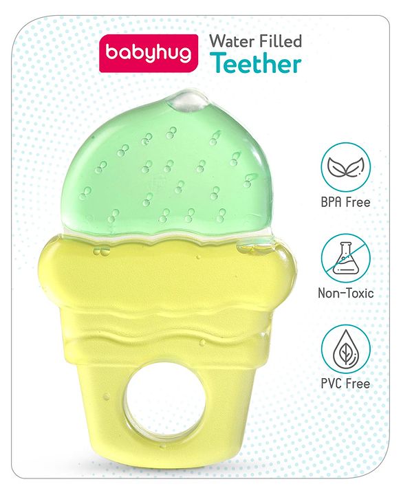 Babyhug Balloon Shaped Water Filled Teether - Multicolour| BPA Free Teething Toy| Soothing Gums| 100% Food Grade | Easy to Clean| Easy to Grasp| PVC Free