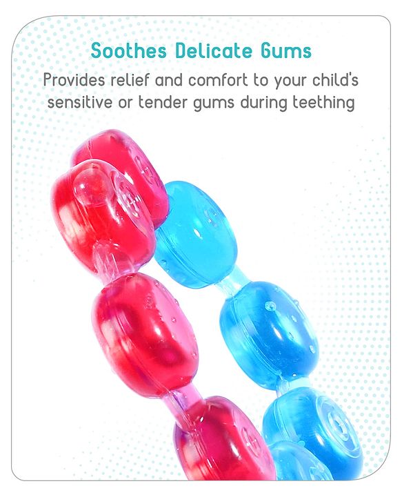 Babyhug Balloon Shaped Water Filled Teether - Multicolour| BPA Free Teething Toy| Soothing Gums| 100% Food Grade | Easy to Clean| Easy to Grasp| PVC Free