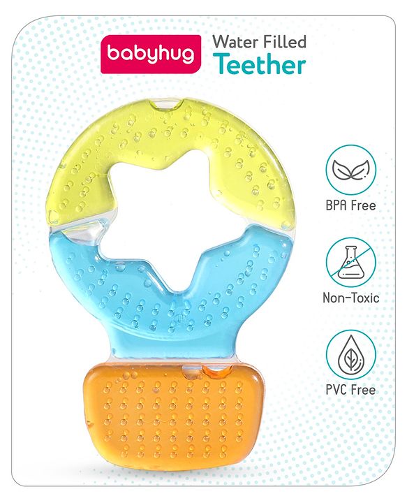 Babyhug Balloon Shaped Water Filled Teether - Multicolor| BPA Free Teething Toy| Soothing Gums| 100% Food Grade | Easy to Clean| Easy to Grasp