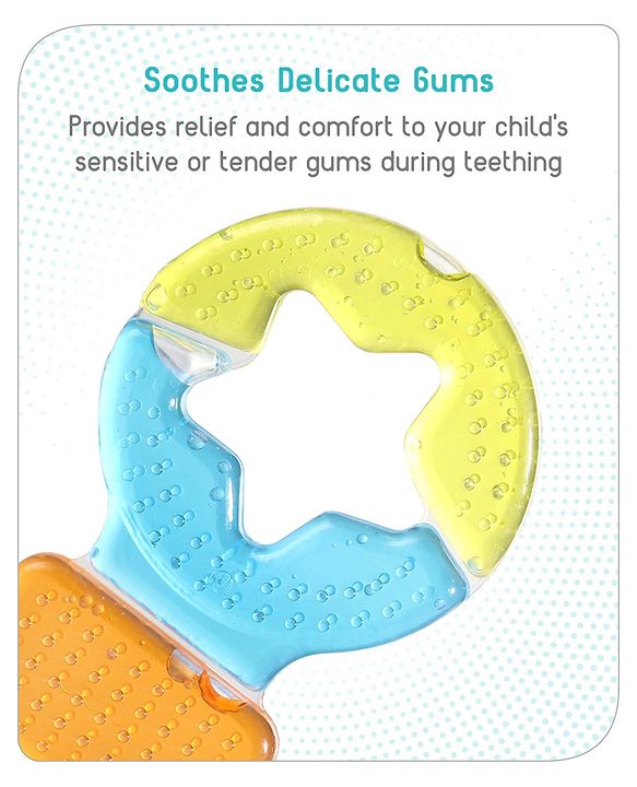 Babyhug Balloon Shaped Water Filled Teether - Multicolor| BPA Free Teething Toy| Soothing Gums| 100% Food Grade | Easy to Clean| Easy to Grasp