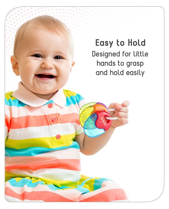 Babyhug Balloon Shaped Water Filled Teether - Multicolor| BPA Free Teething Toy| Soothing Gums| 100% Food Grade | Easy to Clean| Easy to Grasp