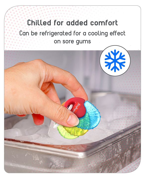 Babyhug Balloon Shaped Water Filled Teether - Multicolor| BPA Free Teething Toy| Soothing Gums| 100% Food Grade | Easy to Clean| Easy to Grasp