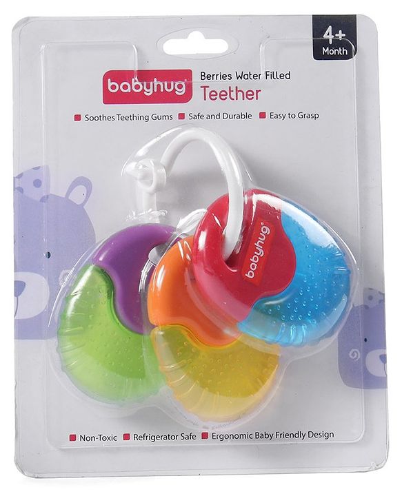 Babyhug Balloon Shaped Water Filled Teether - Multicolor| BPA Free Teething Toy| Soothing Gums| 100% Food Grade | Easy to Clean| Easy to Grasp