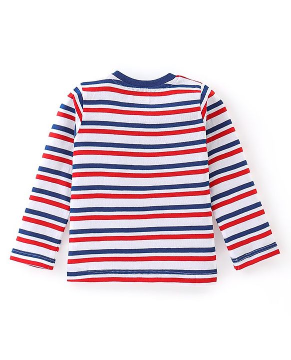 Babyhug 100% Cotton Knit Full Sleeves T-Shirt with Car Graphics Pack Of 5 - Multicolour