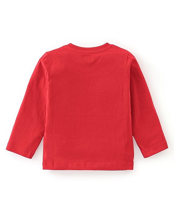 Babyhug 100% Cotton Knit Full Sleeves T-Shirt with Car Graphics Pack Of 5 - Multicolour
