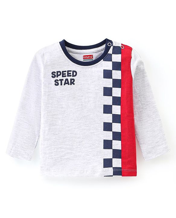 Babyhug 100% Cotton Knit Full Sleeves T-Shirt with Car Graphics Pack Of 5 - Multicolour