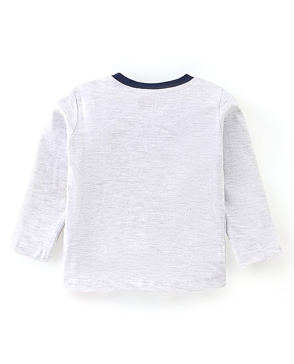 Babyhug 100% Cotton Knit Full Sleeves T-Shirt with Car Graphics Pack Of 5 - Multicolour