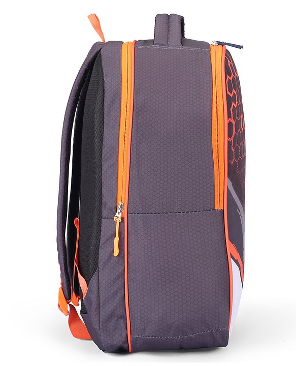 Pine Kids 16 Inches Honey Comb School Backpack|2 Main Compartments|Water Resistant|Long lasting and Durable Zippers | Comfortable back cushioning | For School, Travel and Outdoors|Black