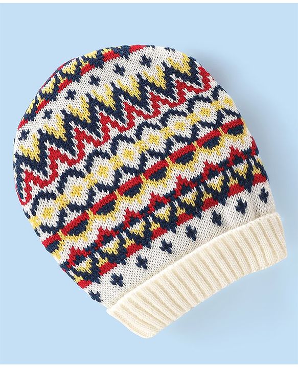 Babyhug Woollen Cap - Multicolour