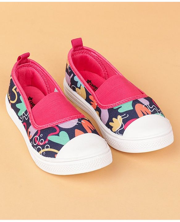 Cute Walk by Babyhug Slip On Casual Shoes Abstract Print - Blue