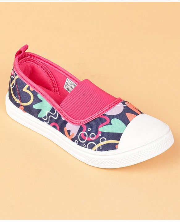 Cute Walk by Babyhug Slip On Casual Shoes Abstract Print - Blue