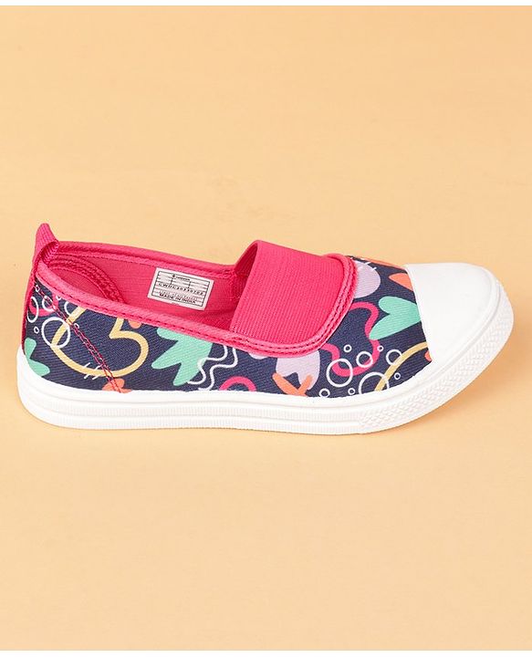 Cute Walk by Babyhug Slip On Casual Shoes Abstract Print - Blue