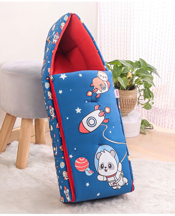 Babyhug Cotton Sleeping Bag Hot Air Balloon Print - Pink