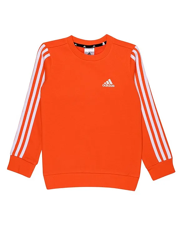 Orange adidas cheap pullover