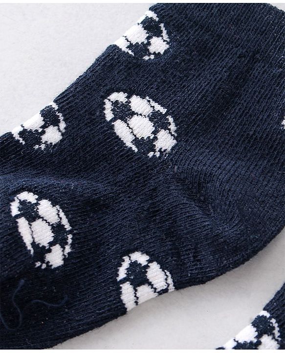 Cute Walk By Babyhug Non Terry Anti-Bacterial Ankle Length Socks Star Print Pack Of 3 - Multicolour