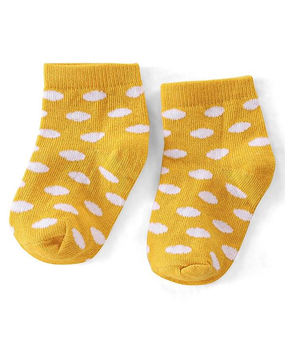 Cute Walk by Babyhug Cotton Ankle Length Anti-Bacterial Socks Stripes Design Pack of 5 - Multicolour