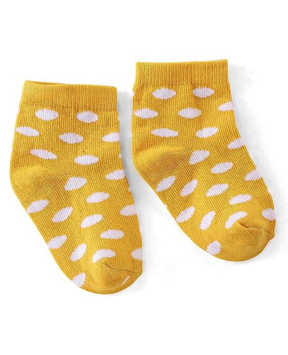 Cute Walk by Babyhug Cotton Ankle Length Anti-Bacterial Socks Stripes Design Pack of 5 - Multicolour