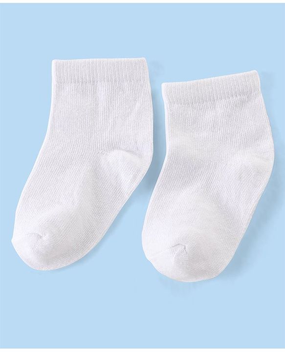 Cute Walk by Babyhug Cotton Ankle Length Anti-Bacterial Socks Stripes Design Pack of 5 - Multicolour