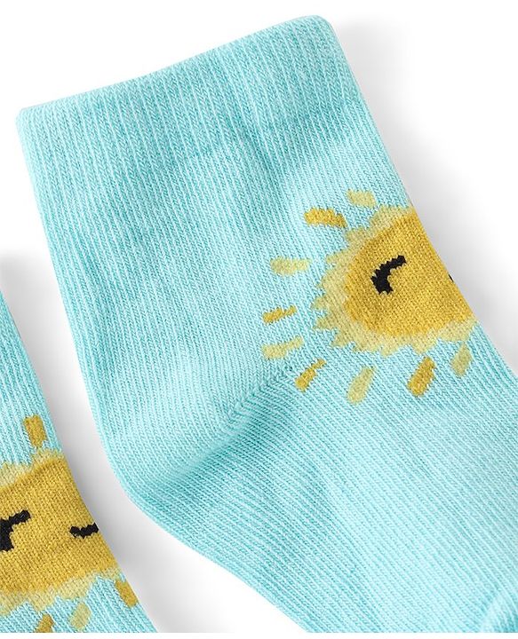 Cute Walk by Babyhug Cotton Ankle Length Anti-Bacterial Socks Stripes Design Pack of 5 - Multicolour