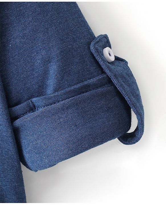 Babyhug Cotton Knit Full Sleeves Paw Patrol Printed Shirt - Navy