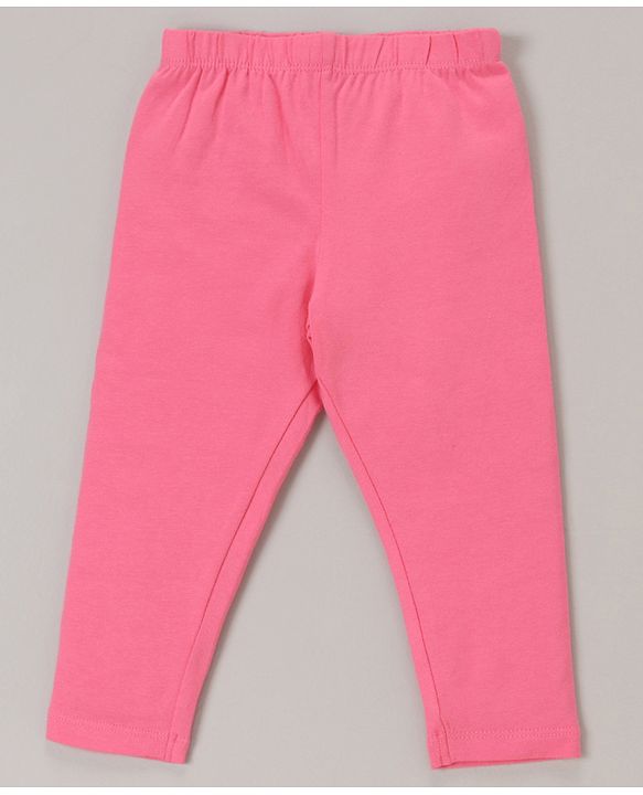 Babyhug 100% Cotton Knit Full Sleeves Top & Legging Set Floral Print - White & Pink