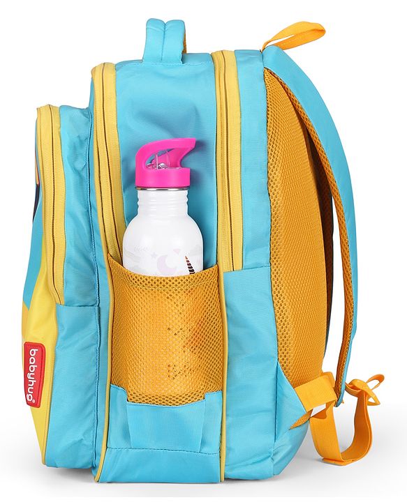 Babyhug Super Hero Backpack Blue - 16 Inch