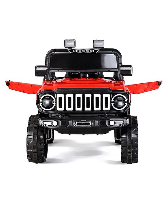 Babyhug Battery Operated Ride On Jeep with Remote Control - Red