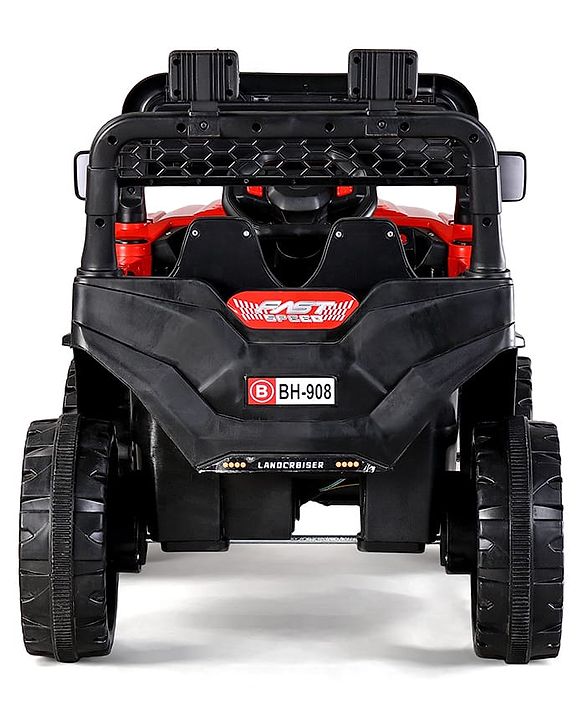 Babyhug Battery Operated Ride On Jeep with Remote Control - Red