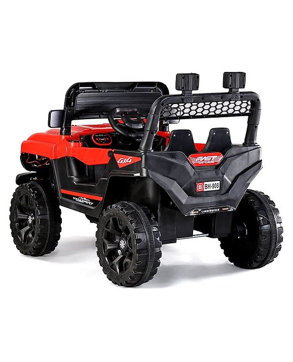Babyhug Battery Operated Ride On Jeep with Remote Control - Red