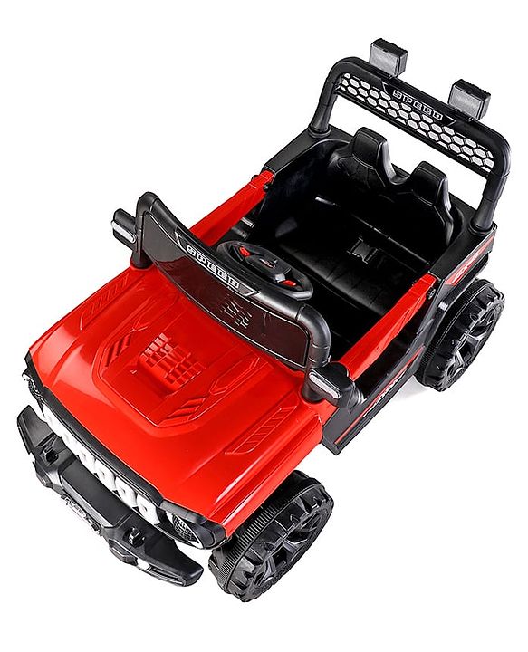 Babyhug Battery Operated Ride On Jeep with Remote Control - Red