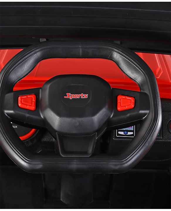 Babyhug Battery Operated Ride On Jeep with Remote Control - Red